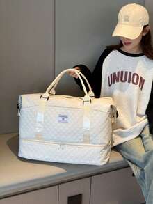 2 piezas Bolso de maternidad multifuncional de gran capacidad y resistente al agua - Convertible a bandolera/mochila con bolsillos organizadores, portabotellas y diseño práctico para viajes - Ideal para el parto y posparto, recuperación y salidas con el bebé - Bolso de dos piezas de mamá - Ver 10