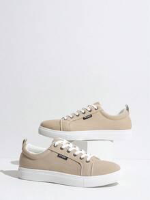 2025 New Spring/Autumn Women's Fashion Casual Sneakers, Anti-Slip Student Sports Shoes, Canvas Breathable