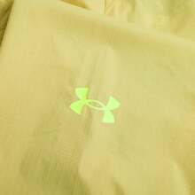 Under Armour LAUNCH LIGHTWEIGHT JACKET, Woven Hooded Men's Road Running 1381879-729 - Green Light Yellow - View 5