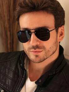 Men Fashion Glasses - Black - View 1
