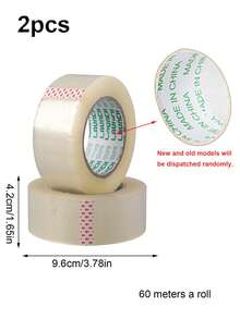14pcs/1pc Multi-Functional Practical Sealing Box Transparent Tape High Viscosity Is Not Easy To Break Courier Packaging Logistics Turnover 4.2cm Wide Roll Tape A Roll Of Multi-Purpose For A Variety Of Places Moving Packing Tape School Office Tape Back To School