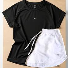 Preto e Short Tactel Branco