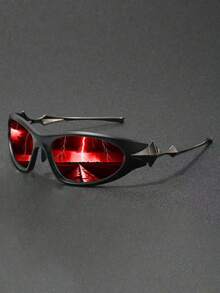 1 par de gafas de moda con montura de piloto para hombres, con bisagras de metal, adecuadas para vacaciones, viajes, playa, conducción, vacaciones y uso diario