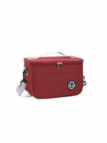 1pc New Insulated Bag Picnic Lunch Bag Handbag Backpack To Bring Food To Work Lunch Bag Fresh-Keeping Bag Lunch Box Bag Ice Cube Folding Ice Pack Thickened Insulated Bag Picnic Lunch Handbag To Bring Food To Work Lunch Out Fresh-Keeping Bag Convenient To Travel Portable Men And Women Daily Necessities