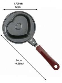 1pc Mini Cartoon Animal Shaped Heart, Star And Bear Print Non-Stick Frying Pan With 4 Pattern Selections Seafood Boil - Color - View 4