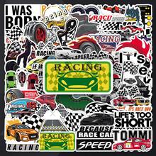 50pcs Cartoon Extreme Sports Racing Competition Sports Event Decorative Stickers For Cups, Scrapbooking, DIY - Multicolor - View 2