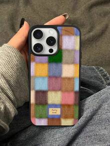 1 pieza Elegante diseño antideslizante y antideslizante 2 en 1 Funda de espejo para teléfono, Funda de teléfono premium compatible con Apple Serie 17, Galaxy Serie S (S24, S23, S25), Apple 11, 12, 13, 14, 15, 16 Pro, 16 Pro Max, 14 Plus, 15 Plus, 16 Plus, 15 Pro Max