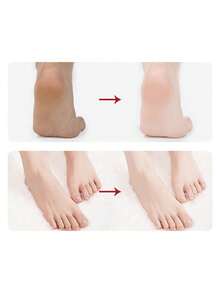 山羊奶樱花去角质足膜，保湿滋养柔软肌肤足部护理 - 1片裝(多色) - 查看 5