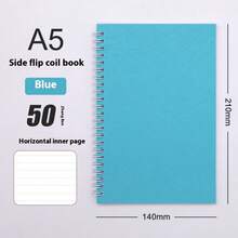 1pc A5 Retro Leather Texture Spiral Notebook, Memo Pad