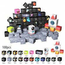 Space Rocket Magnetic Building Blocks | 200 PCS Space Adventure Magnetic Tile Set | STEM Montessori Sensory Toys For Toddlers 3+ Year Old Boys & Girls, Planets & Rockets | Creative Building Blocks For Space Exploration Birthday Gifts For Kids Ages 3+. - 彩色 - 查看 9
