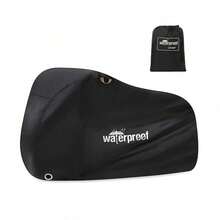 1pc 1-2人座防水自行車套 - 保護您的山地、公路或電動自行車免受雨水、陽光和灰塵的侵擾 - 黑色 - 查看 11