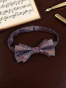 1 Stück Herren Mode Business Stil Cashew Muster Fliege, geeignet als Geschenk und für den täglichen Gebrauch, ganzjährig