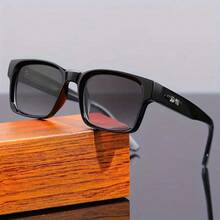 Square Frame Multi-Color High-End  Glasses, New Retro Square Frame Glasses, Unisex Daily Outdoor Party Decoration, Great Gift - Khối màu mai rùa - Xem 11