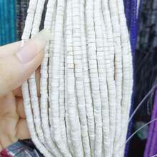 4x2mm Natural Gemstone Howlite Agate Quartz Jasper Cylinder Tube Beads Handmade DIY Women Bracelet Necklace Loose Spacer Beads For Jewelry Making DIY Accessories - Multicolor - View 18