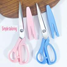 Heavy Duty Fabric Sewing Scissors, Multi-Purpose Tailor Shears, Stainless Steel Ultra Sharp Blades For Textile Crafts, Comfortable Grip With Protective Cover