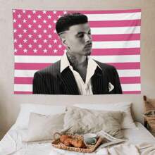 Tapestry Rauw Flag Wall Hanging With Art Home Decorations Durable Lightweight Washable Alejandro For Living Room Bedroom Festival Gift Dorm Decor Flags.