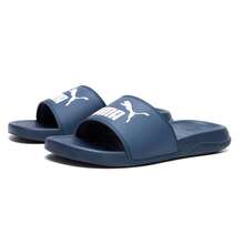 Puma Popcat 20 Breathable Lightweight Slippers, Unisex Bathroom & Outdoor Casual Shoes, 372279-34 - Deep Space Blue-puma White - View 3