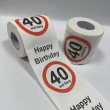 10*10CM pro Blatt, 250 Blatt 2-lagig oder 150 Blatt 3-lagig Toilettenpapier-Rolle mit digital bedrucktem Geburtstagsmuster, farbiges Toilettenpapier mit digitalem Muster