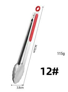 1 szt. Szczypce do grilla, ekstra długie szczypce do grilla, stalowe szczypce metalowe do gotowania, grillowania, barbecue/bbq, bufetu