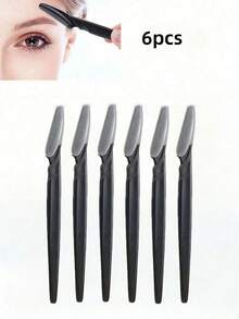 12件套女士眉毛剃刀套装 - 面部毛发修剪器、带保护盖的身体毛发剃刀、化妆工具、去角质剃须刀、无痛面部/身体/眉毛脱毛器、男女通用、返校必备美容套装、圣诞节和万圣节完美之选