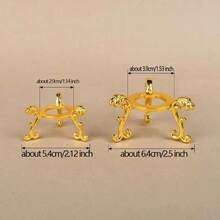 1 Stück eleganter Kristallkugelständer - moderner Eisen-Dreifuß Präsentationshalter für 3-7cm Kugeln, ideal für Hochzeitsdekoration und Heimdekoration, tolles Geschenk, Kristall-Präsentationsständer