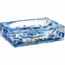 Juego de 5 piezas de accesorios de tocador de baño con movimiento flotante 3D de acrílico líquido con diseño de concha - Caparazón - Ver 6