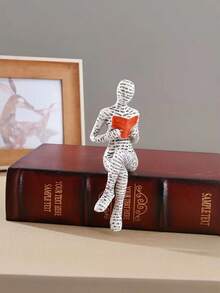 1pc Artistic Text Book Decoration - Can Be Used As Decor For Library, Study Room, Bedroom, Or As A Housewarming/Birthday Gift For Friends And Classmates