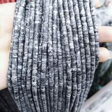 4x2mm Natural Gemstone Howlite Agate Quartz Jasper Cylinder Tube Beads Handmade DIY Women Bracelet Necklace Loose Spacer Beads For Jewelry Making DIY Accessories - Multicolor - View 23