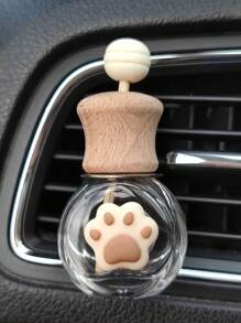 1 pieza Difusor de aromaterapia con clip para rejilla de ventilación, diseño de huella de patita (el aceite esencial se vende por separado) - Unitalla - Ver 12