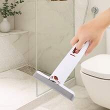 Mini Mopa Portátil de Limpieza Profunda, Limpiacristales Exprimible para Baño, Cocina, Ventanas y Encimeras con Cabezal de Esponja Absorbente - Blanco - Ver 1