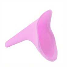 [Reusable Urinal] 3pcs Reusable Silicone Portable Urinal For Women | Leak-Proof, Foldable & Hygienic Design For Camping, Hiking, Travel - Long Spout, Toiletry Travel Bag (Purple, Orange, Pink) - 顏色隨機(3件) - 查看 8
