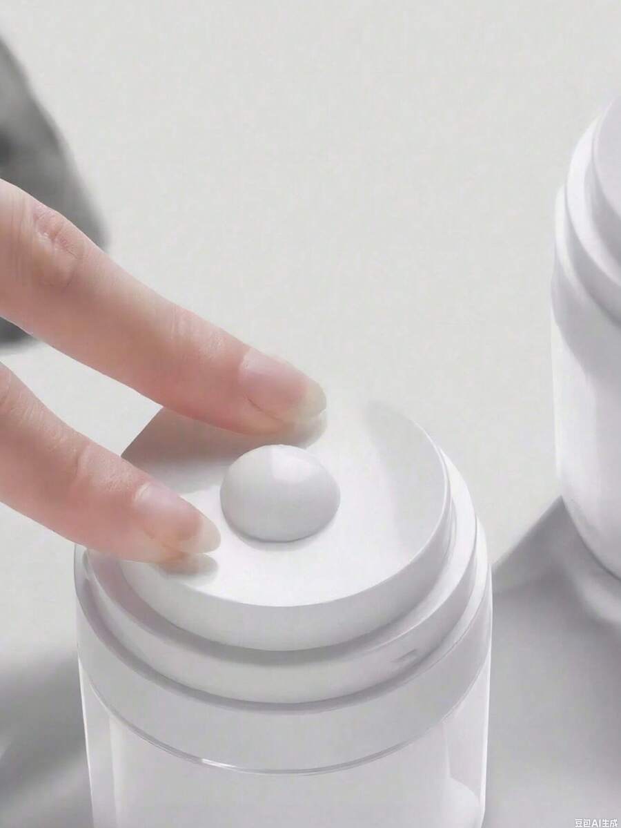 1 件亚克力 30ml、50ml、100ml 按压式真空霜瓶、面霜、乳液、全覆盖包装瓶 - 彩色 - 查看 1