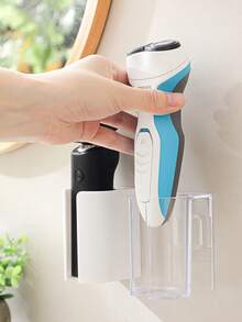 1pc Plastic Shaver Rack. Multi Functional Razor Holder.