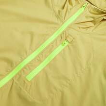 Under Armour LAUNCH LIGHTWEIGHT JACKET, Woven Hooded Men's Road Running 1381879-729 - Green Light Yellow - View 4