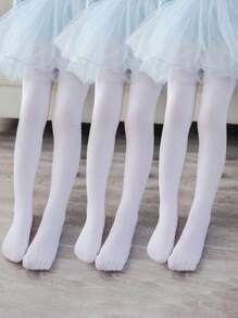 1 szt./3 szt. białe rajstopy do tańca o wysokiej gęstości, antypoślizgowe, odpowiednie dla dzieci w wieku 2-16 lat