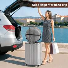 OrdoVault 1pc Stylish Foldable Felt Round Hat Storage Box With Convenient Handle, Perfect For Travel & Home Organization, Ideal For Clothes, Toys, And Accessories, Space-Saving Solution For Closets, Bedrooms, And Dorms, Versatile Design For Both Men & Women, Enhance Your Home Decor While Keeping Your Essentials Neatly Stored - Multicolor - View 5