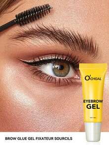 3D Sculpting Eyebrow Gel, Long-Lasting Waterproof & Smudge-Proof, Built-In Spiral Brush, Creates Bold Brow Makeup, European & American Style - Trong suốt - Xem 6