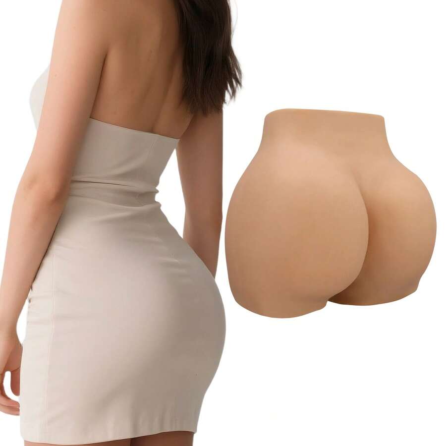 Silicone Butt Enhancer Shorts, Unisex Silicone Fake Buttocks Shaping Pants, Thickened Design Lift Peach Butt, Confidence Shaping