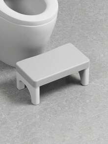 1pc Portable Folding Bathroom Step Stool, Adult Toilet Stool To Improve Sitting Posture, Slip-Resistant Sturdy Plastic Foot Stool For Toilet Training And Daily Height Increase - Multicolor - View 16