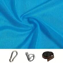 150x280cm Indoor/Outdoor Fabric Hammock - Adjustable, Multi-Color Options (Red, Green, Purple, Blue, Gray), Suitable For Yoga, Camping, Picnics And Other Outdoor Activities, Comfortable Leisure | Adjustable Hammock | Durable Portable Fabric, Yoga Hammock, Outdoor Hammock - Multicolor - View 11