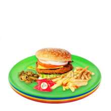 Taco Plate 100 Pieces 5 Assorted Colors Plastic - 彩色 - 查看 3