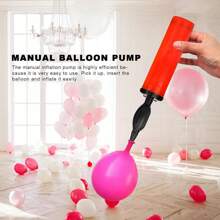 Hand Pump Balloons,Ballon Inflator Pump - Small Balloon Pump 2-Way Dual Action Baloon Pumping Pump Balloon Decor Balloon