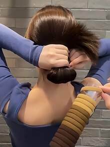 2 pachete/set elastice de păr multicolore, asortate, care acoperă negru clasic, tonuri pământii, culori macaron, stil minimalist și versatil - potrivite pentru fete, femei și bărbați, aplicabile pentru naveta, sport, acasă și toate scenariile, coadă de cal sigură, împletitură, cocuri fără a deteriora părul, suporturi pentru coadă de cal, elastice de păr, benzi de cauciuc pentru păr, șnururi, elastic de păr, accesorii pentru acasă, cadouri pentru femei, frânghie de păr - Multicolor - Vizualizare 3