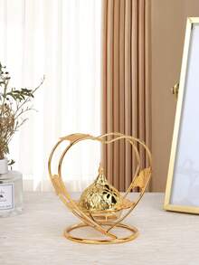 1 Piece/1 Set Of Nordic Metal Incense Burner And Aroma Diffuser. Rose Gold And Luxurious Incense Burner, Suitable For Weddings And Romantic Dinners, Home Decoration, Bedroom, Living Room (As A Centerpiece), Office, Yoga Place And Party To Create An Elegant Atmosphere. It Can Also Be Used For Tea Ceremony Decoration,