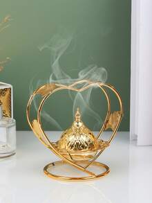 1 Piece/1 Set Of Nordic Metal Incense Burner And Aroma Diffuser. Rose Gold And Luxurious Incense Burner, Suitable For Weddings And Romantic Dinners, Home Decoration, Bedroom, Living Room (As A Centerpiece), Office, Yoga Place And Party To Create An Elegant Atmosphere. It Can Also Be Used For Tea Ceremony Decoration,