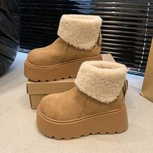 Women Snow Sneakers - Brown - View 4