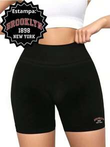 Women's High Waist Shorts Comfortable, Stylish And Perfect For Summer STYLISH PRINTS PRINTED SHORTS - BROOKLYN - 查看 1