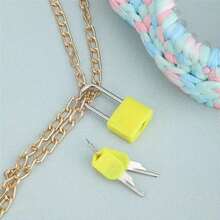 Mini Metal Padlock (With 2 Keys) - Durable Extended Small Lock In Multiple Colors, Suitable For Luggage, Gym Lockers, Drawers, Backpacks And Jewelry Boxes - Designed To Be And Fashionable