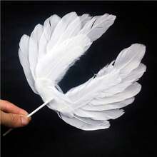 زينة كعكة عيد الميلاد بأجنحة ملاك من الريش، أبيض وزهري وأسود، ديكورات لحفلات عيد الميلاد والزفاف والهالوين والأعياد والذكرى السنوية