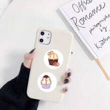 500pcs/Roll Cartoon Dessert Stickers For Kids Reward, INS Style Sticker Sheets For Decorating Glass, Cups, Notebooks, Phone Cases, Luggage, Fridge, Computers, Scrapbooking, DIY, Waterproof, Non-Adhesive - Multicolor - View 4